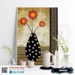 Tranh bình hoa phong cách hiện đại - BH009 - Ảnh 2