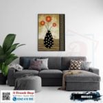 Tranh bình hoa phong cách hiện đại - BH009