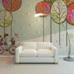 Tranh dán tường dễ thương 3D-0030