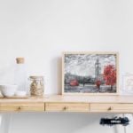 Tranh sơn dầu phong cảnh Châu Âu hiện đại - TP002 - Ảnh 4