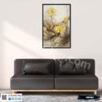 Tranh canvas Trang Trí Hoa Sen Vàng treo tường - HS007 - Ảnh 4