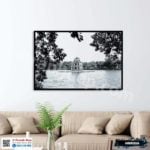 Tranh phong cảnh Hà Nội xưa - HNX016 - Ảnh 4