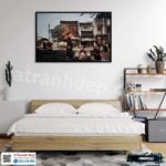 Tranh phong cảnh Hà Nội xưa - HNX012