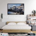 Tranh phong cảnh Hà Nội xưa - HNX006 - Ảnh 4