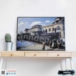 Tranh phong cảnh Hà Nội xưa - HNX006 - Ảnh 2