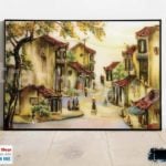 Tranh phong cảnh Hà Nội xưa - HNX002 - Ảnh 4
