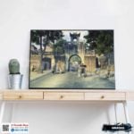 Tranh phong cảnh Hà Nội xưa - HNX001 - Ảnh 4