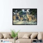 Tranh phong cảnh Hà Nội xưa - HNX001 - Ảnh 3