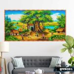 Tranh canvas treo tường làng quê Việt Nam - QVN001