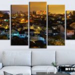 Bộ 5 tranh canvas treo tường phong cảnh thành phố Đà Lạt - B5T037 - Ảnh 3