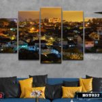 Bộ 5 tranh canvas treo tường phong cảnh thành phố Đà Lạt - B5T037 - Ảnh 2