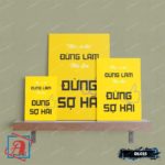 Tranh động lực trang trí văn phòng làm việc - Nếu sợ hãi đừng làm, nếu làm đừng sợ hãi - DL015 - Ảnh 4