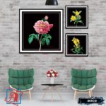 Bộ 3 tranh canvas treo tường Decor Hoa trang trí, phong cách hiện đại, sang trọng - DC070 - Ảnh 2