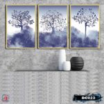 Bộ 3 tranh canvas treo tường Decor cây trừu tượng - DC023 - Ảnh 3