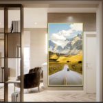 Tranh canvas treo tường Decor Con đường núi mùa thu tuyệt đẹp - DC099 - Ảnh 4
