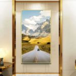 Tranh canvas treo tường Decor Con đường núi mùa thu tuyệt đẹp - DC099 - Ảnh 2