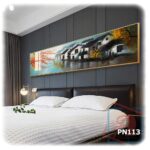 Tranh canvas khổ lớn trang trí phòng ngủ - PN113 - Ảnh 2