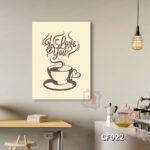 Tranh trang trí quán cafe - I love you - CF022