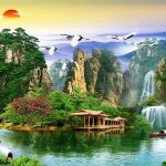 Tranh sơn thủy hữu tình - ST041 - Ảnh 4