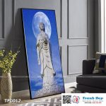Tranh canvas trang trí Phật Giáo - Tượng Phật tại chùa Wat Phothikyan Phutthaktham - TPG012 - Ảnh 3