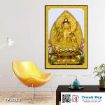 Tranh canvas trang trí Phật Giáo - Quan Thế Âm Bồ Tát - TPG013