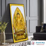 Tranh canvas trang trí Phật Giáo - Quan Thế Âm Bồ Tát - TPG013 - Ảnh 3