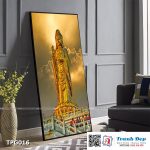 Tranh canvas trang trí Phật Giáo - Quan Thế Âm Bồ Tát - TPG016 - Ảnh 3