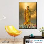 Tranh canvas trang trí Phật Giáo - Quan Thế Âm Bồ Tát - TPG016