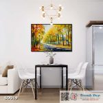 Tranh canvas sơn dầu trường phái ấn tượng (palette knife)  - SD019
