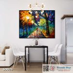 Tranh canvas sơn dầu trường phái ấn tượng (palette knife)  - SD025
