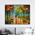 Tranh canvas sơn dầu trường phái ấn tượng (palette knife)  - SD032 - Ảnh 3