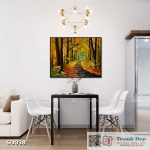 Tranh canvas sơn dầu trường phái ấn tượng (palette knife)  - SD038