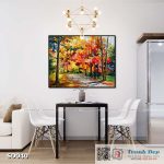 Tranh canvas sơn dầu trường phái ấn tượng (palette knife)  - SD040