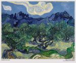 Tranh canvas - Olive Trees (1889) - Vincent van Gogh - DH008 - Ảnh 3