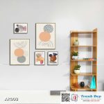 SET 5 tranh canvas decor phong cách minimalist, trừu tượng hiện đại - AR003