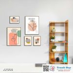 SET 5 tranh canvas decor phong cách minimalist, trừu tượng hiện đại - AR008