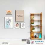SET 5 tranh canvas decor phong cách minimalist, trừu tượng hiện đại - AR010