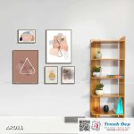 SET 5 tranh canvas decor phong cách minimalist, trừu tượng hiện đại - AR011