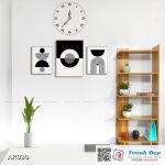SET 3 tranh canvas decor phong cách minimalist, trừu tượng hiện đại - AR030