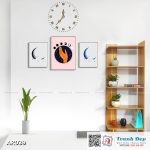 SET 3 tranh canvas decor phong cách minimalist, trừu tượng hiện đại - AR039