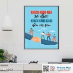 Tranh động lực trang trí phòng làm việc - Khách hàng này sẽ đưa khách hàng khác đến với bạn - DL559