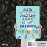 Tranh động lực trang trí phòng làm việc - Giá trị mang đến cho khách hàng là sự nỗ lực mỗi ngày của chúng ta - DL562 - Ảnh 3