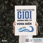 Tranh động lực trang trí phòng làm việc - Người chèo thuyền giỏi không đến từ vùng biển lặng sóng - v2 - DL591 - Ảnh 3