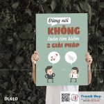 Tranh động lực trang trí phòng làm việc - Đừng nói không, luôn tìm kiếm 2 giải pháp - DL610 - Ảnh 3
