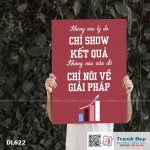 Tranh động lực trang trí phòng làm việc - Không nêu lý do, chỉ show kết quả. Không nêu vấn đề, chỉ nói về giải pháp - v3 - DL622 - Ảnh 3