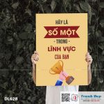 Tranh động lực trang trí phòng làm việc - Hãy là số một trong lĩnh vực của bạn - v4 - DL628 - Ảnh 3