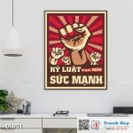 Tranh động lực trang trí văn phòng làm việc - Kỷ luật tạo nên sức mạnh - DL051 - Ảnh 3