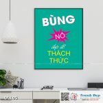 Tranh động lực trang trí văn phòng làm việc - Bùng nổ đạp đổ thách thức - DL105 - Ảnh 3