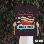 Tranh động lực trang trí văn phòng làm việc - Ngày hôm nay phải hơn ngày hôm qua và không bằng ngày mai v2 - DL110 - Ảnh 3