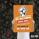 Tranh động lực trang trí văn phòng làm việc - Nếu bạn không hành động thì chẳng có cái quái gì sẽ xảy ra - DL119 - Ảnh 3